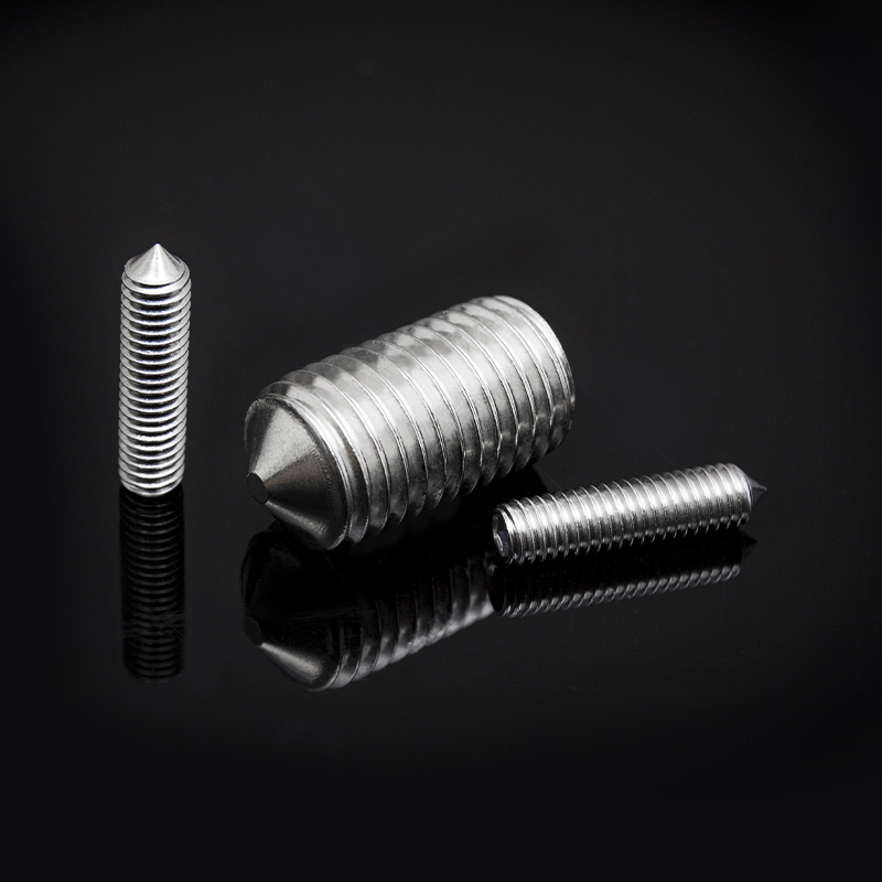 DIN914 šesterokutni utični vijci od nehrđajućeg čelika s konusnim vrhom